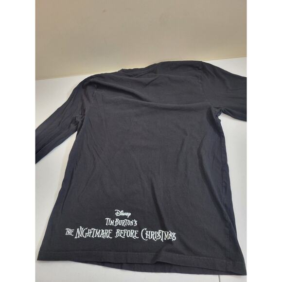 Disney Black Tim Burton's The Nightmare Before Christmas Top Women's Size Large - Picture 7 of 11